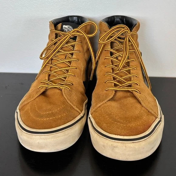 Vans Sk8 Hi Pro Wheat Brown Suede Skate Shoes Sneakers Mens Size 8.5 Womens 10 - Picture 2 of 15